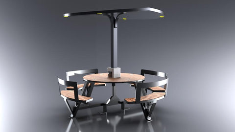 ST1020 RU - Solar Canopy Table