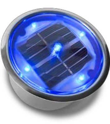 LSP4 - 4" Lighted Solar Puck - Smart SOLAR PUCKS | SELS - Smart Era Lighting Systems | Commercial Grade Solar Power Solutions