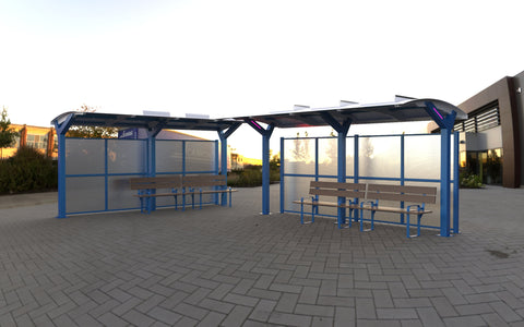 ArcOne Shelter | Solar Modular Bus Shelter