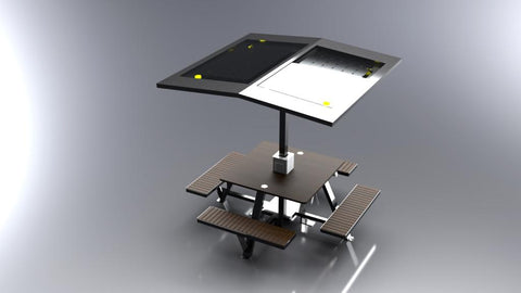 ST1030 MU - Solar Canopy Table